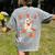 Haunted By 67 Boo Ghost Teacher 6 7 Halloween Costume Women's Comfort Colors T-Shirt Back Print Grey Haunted By 67 Boo Ghost Teacher 6 7 Halloween Costume Women's Comfort Colors T-Shirt Back Print Grey