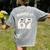 Haunted By 67 Teacher Halloween 6 7 Shirt Women's Comfort Colors T-Shirt Back Print Grey
