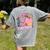 Hello 3rd Third Grade Back To School Pink Leopard Teacher Women's Comfort Colors T-Shirt Back Print Grey Hello 3rd Third Grade Back To School Pink Leopard Teacher Women's Comfort Colors T-Shirt Back Print Grey