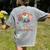 Hello 5th Grade Boy Girl Teacher Back To School 5th Grade Women's Comfort Colors T-Shirt Back Print Grey