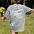 Homeschool Life Homeschool Mom Homeschool Dad Teacher Kids Women's Comfort Colors T-Shirt Back Print Grey