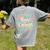 House Of Courage Flowers RCA School Teacher Student Tee Women's Comfort Colors T-Shirt Back Print Grey