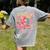 Howdy Pre-K Cowgirls Teacher Back To School Women's Comfort Colors T-Shirt Back Print Grey Howdy Pre-K Cowgirls Teacher Back To School Women's Comfort Colors T-Shirt Back Print Grey