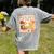 Humpty Dumpty Had A Great Fall Teacher Thanksgiving Autumn Women's Comfort Colors T-Shirt Back Print Grey