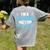 I'm A PE Teacher What's Your Superpower Physical Education Women's Comfort Colors T-Shirt Back Print Grey
