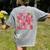 I'm So Berry Glad You Are Strawberry Elementary Teacher Women's Comfort Colors T-Shirt Back Print Grey