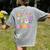 Inclusion Isn't Scary Ghost Halloween SLP Sped Teacher Women's Comfort Colors T-Shirt Back Print Grey