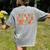 Inclusion Matters Groovy American Sign Language ASL Teacher For Men Women Women's Comfort Colors T-Shirt Back Print Grey
