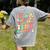 It's A Good Day To Teach Tiny Humans Teacher Teaching Women's Comfort Colors T-Shirt Back Print Grey It's A Good Day To Teach Tiny Humans Teacher Teaching Women's Comfort Colors T-Shirt Back Print Grey
