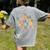 Its A Good Day To Teach Tiny Musicians Music Teacher Flower Women's Comfort Colors T-Shirt Back Print Grey