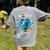 Be Kind Dolphin Autism Awareness Back To School Teacher Men Women Kids Women's Comfort Colors T-Shirt Back Print Grey
