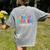 Kindergarten Crew Back To School Kindergarten Teacher Kids Women's Comfort Colors T-Shirt Back Print Grey