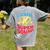 Kindergarten Super Squad Superhero Teacher Team Men Women Girls Kids Women's Comfort Colors T-Shirt Back Print Grey