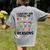 Love Job For Little Reasons Daycare Teacher Graphic Women's Comfort Colors T-Shirt Back Print Grey