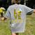 Love Preschool Back To School Yellow Bee Preschool Teacher For Men Women Girls Kids Women's Comfort Colors T-Shirt Back Print Grey