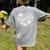 Maestra Spanish Teacher Women's Comfort Colors T-Shirt Back Print Grey