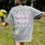 The Math Aint Mathin Meme Show Your Work Floral Math Teacher Women's Comfort Colors T-Shirt Back Print Grey The Math Aint Mathin Meme Show Your Work Floral Math Teacher Women's Comfort Colors T-Shirt Back Print Grey