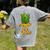 Math Teacher Hawaiian Shirts Pineapple Pi Day Symbol Women's Comfort Colors T-Shirt Back Print Grey