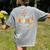 Middle School Crew Back To School For Teacher Women's Comfort Colors T-Shirt Back Print Grey