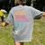 Middle School Teacher Middle School Is Bussin Bruh Women's Comfort Colors T-Shirt Back Print Grey