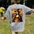 Mona Lisa Pumpkin Halloween Art Teacher Witchy Women Kids Women's Comfort Colors T-Shirt Back Print Grey Mona Lisa Pumpkin Halloween Art Teacher Witchy Women Kids Women's Comfort Colors T-Shirt Back Print Grey