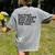 Montessori Helvetica Education Teacher Women's Comfort Colors T-Shirt Back Print Grey