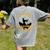 Montessori Teachers Love Brains Halloween Novelty Men Women Women's Comfort Colors T-Shirt Back Print Grey