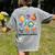 Neurodiverse Universe Space Planet Special Education Teacher Women's Comfort Colors T-Shirt Back Print Grey