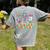 Nothing Beats 2nd Second Grade Back To School Teacher Kids Women's Comfort Colors T-Shirt Back Print Grey