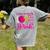In October We Wear Pink Love Teacher Breast Cancer Awareness Women's Comfort Colors T-Shirt Back Print Grey In October We Wear Pink Love Teacher Breast Cancer Awareness Women's Comfort Colors T-Shirt Back Print Grey