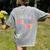 Oh Hey Second Grade First Day Of Teacher Girls Boys Kids Women's Comfort Colors T-Shirt Back Print Grey