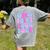 OMG Point Your Toes Dancing Teacher Tap Dancer Dance For Men Women Kids Women's Comfort Colors T-Shirt Back Print Grey