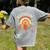 Paraprofessional Para Life Sun Flower Teacher Back To School Women's Comfort Colors T-Shirt Back Print Grey