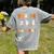 Pas De Boo-Rée Ghost Ballet Dancer Halloween Dance Teacher Women's Comfort Colors T-Shirt Back Print Grey Pas De Boo-Rée Ghost Ballet Dancer Halloween Dance Teacher Women's Comfort Colors T-Shirt Back Print Grey