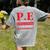 PE Where Sweating Is Good But Deodorant Is Better PE Teacher Women's Comfort Colors T-Shirt Back Print Grey PE Where Sweating Is Good But Deodorant Is Better PE Teacher Women's Comfort Colors T-Shirt Back Print Grey