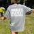 PE Teacher Women's Comfort Colors T-Shirt Back Print Grey PE Teacher Women's Comfort Colors T-Shirt Back Print Grey