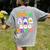 Pre-K Boo Crew Cute Ghost Halloween Costume Teacher Student For Men Women Kids Women's Comfort Colors T-Shirt Back Print Grey