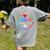 Pre K Dream Team Back To School Boys First Day Teacher Women's Comfort Colors T-Shirt Back Print Grey