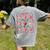 Pre K Is My Jam Teacher Team Crew Preschool Cute Strawberry Women's Comfort Colors T-Shirt Back Print Grey
