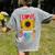 Pre School Teacher Pre-K Teacher Women's Comfort Colors T-Shirt Back Print Grey