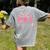 Preppy Pre k Back To School Pre-k Teachers Girls Cute Bow Women's Comfort Colors T-Shirt Back Print Grey Preppy Pre k Back To School Pre-k Teachers Girls Cute Bow Women's Comfort Colors T-Shirt Back Print Grey