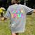 Preppy Seventh Grade Back To School 7th Grade Teachers Girls Women's Comfort Colors T-Shirt Back Print Grey Preppy Seventh Grade Back To School 7th Grade Teachers Girls Women's Comfort Colors T-Shirt Back Print Grey