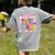 Preppy Third Grade Back To School Teacher Girl Kid Women's Comfort Colors T-Shirt Back Print Grey Preppy Third Grade Back To School Teacher Girl Kid Women's Comfort Colors T-Shirt Back Print Grey