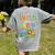 Preschool Teacher Kids Back To School Wild About Pre-K Women's Comfort Colors T-Shirt Back Print Grey Preschool Teacher Kids Back To School Wild About Pre-K Women's Comfort Colors T-Shirt Back Print Grey
