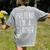 Pretend I'm A Teacher Costume Halloween Lazy Adult Kids Women's Comfort Colors T-Shirt Back Print Grey