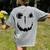 Pumpkin Artist Halloween Art Teacher Women's Comfort Colors T-Shirt Back Print Grey Pumpkin Artist Halloween Art Teacher Women's Comfort Colors T-Shirt Back Print Grey