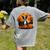 Pumpkin Boston Terrier Costume On Boston Terrier Halloween Women's Comfort Colors T-Shirt Back Print Grey