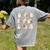 Pumpkin Pi Math Teacher Geek Women's Comfort Colors T-Shirt Back Print Grey Pumpkin Pi Math Teacher Geek Women's Comfort Colors T-Shirt Back Print Grey