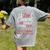 Punctuation Saves Lives I English Grammar Teacher Women's Comfort Colors T-Shirt Back Print Grey