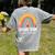 Rainbow Pencil Dream Exceptional Education Team SPED Teacher Women's Comfort Colors T-Shirt Back Print Grey